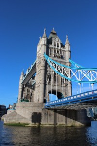 Tower Bridge in London beim Au Pair