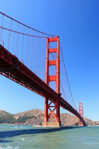 Au Pair bei der Golden Gate Bridge in San Francisco
